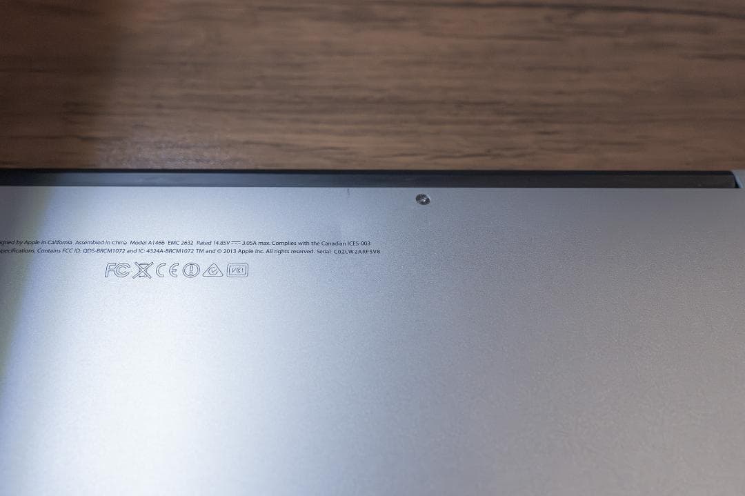 MacBook本体 MacBook Air 13-inch Mid-2013 Big Sur