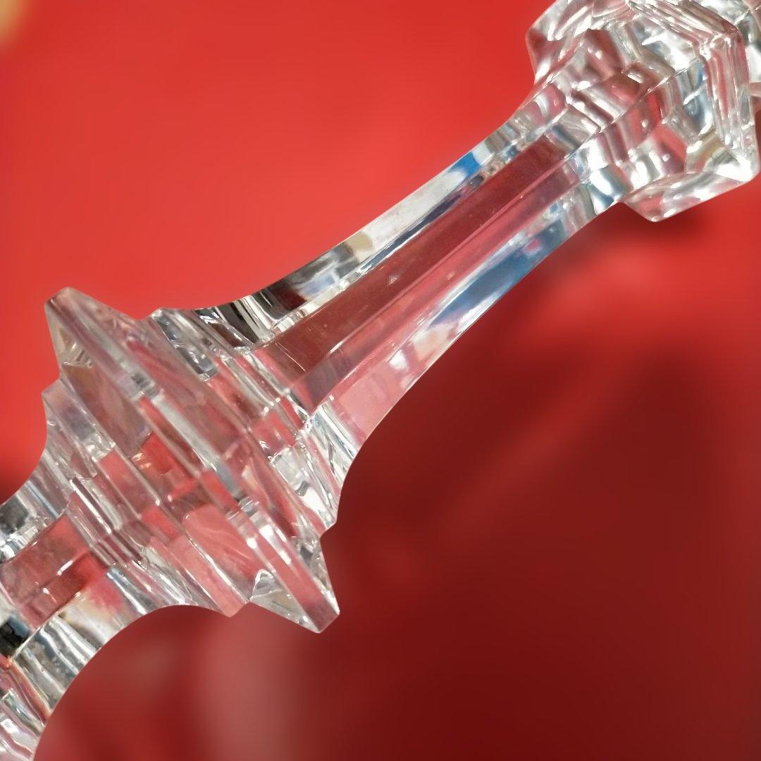 美品 Baccaratバカラ キャンドルスタンド アルクール