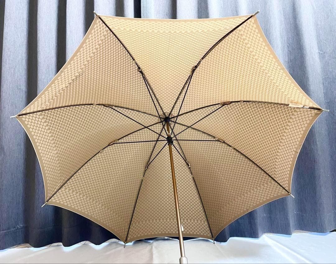 【希少】セリーヌ 傘 マカダム トリオンフ ゴールド