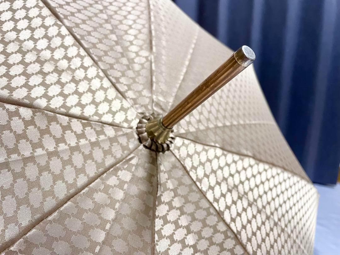 【希少】セリーヌ 傘 マカダム トリオンフ ゴールド