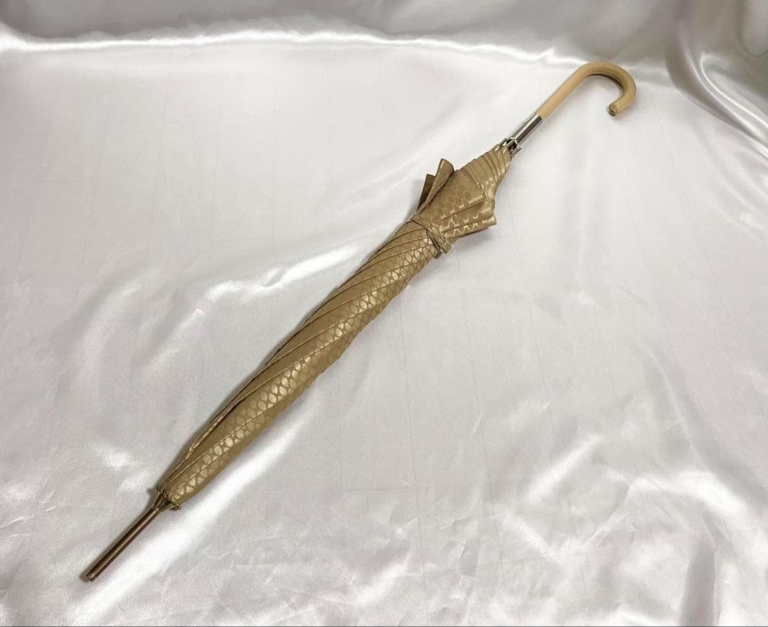 【希少】セリーヌ 傘 マカダム トリオンフ ゴールド