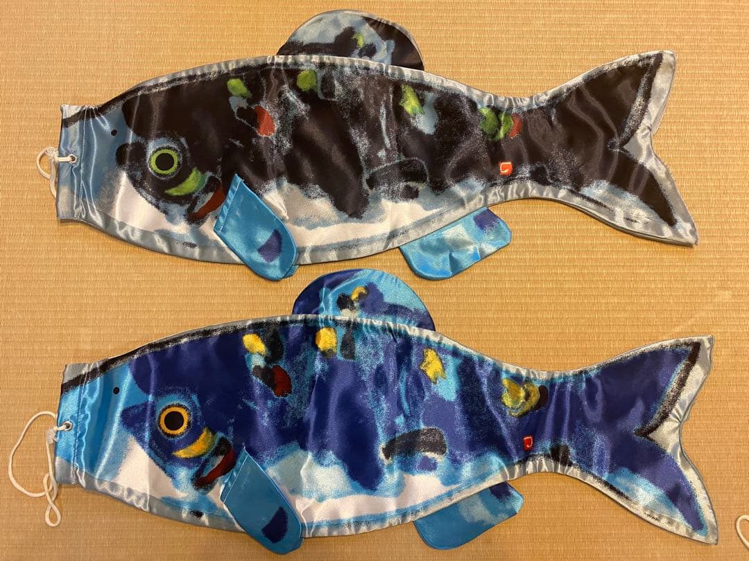 片岡鶴太郎　鯉のぼり 虹鯉　7色セット　廃盤