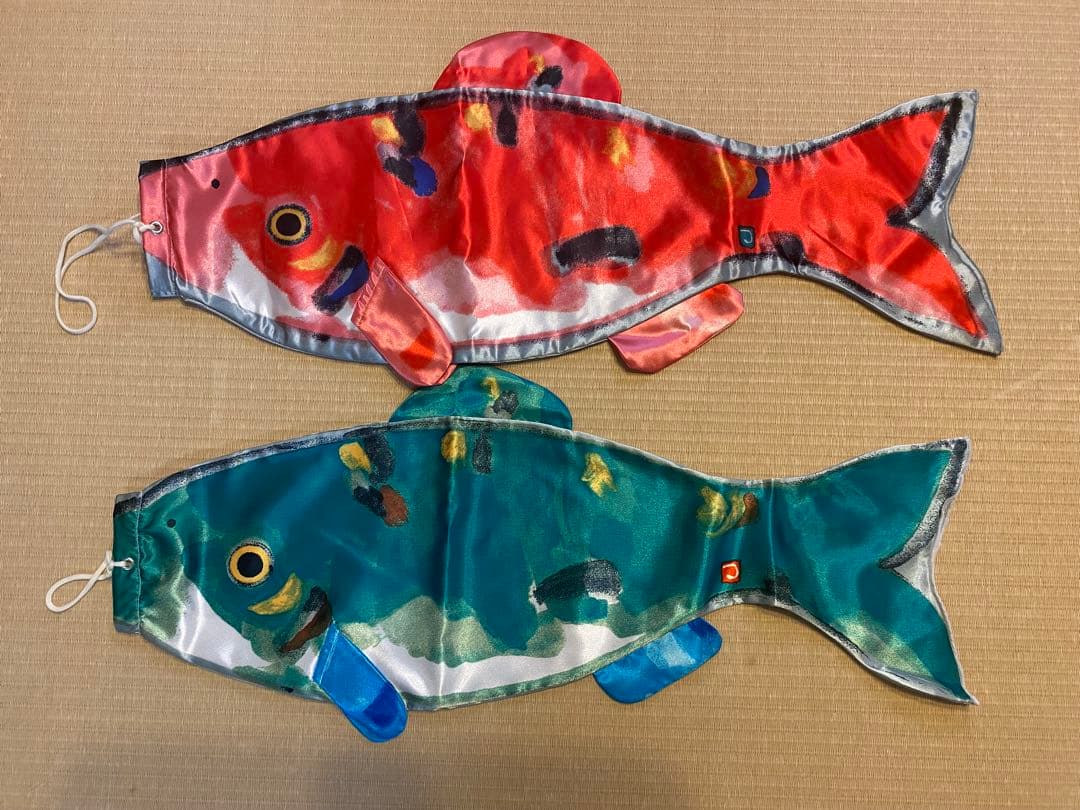 片岡鶴太郎　鯉のぼり 虹鯉　7色セット　廃盤