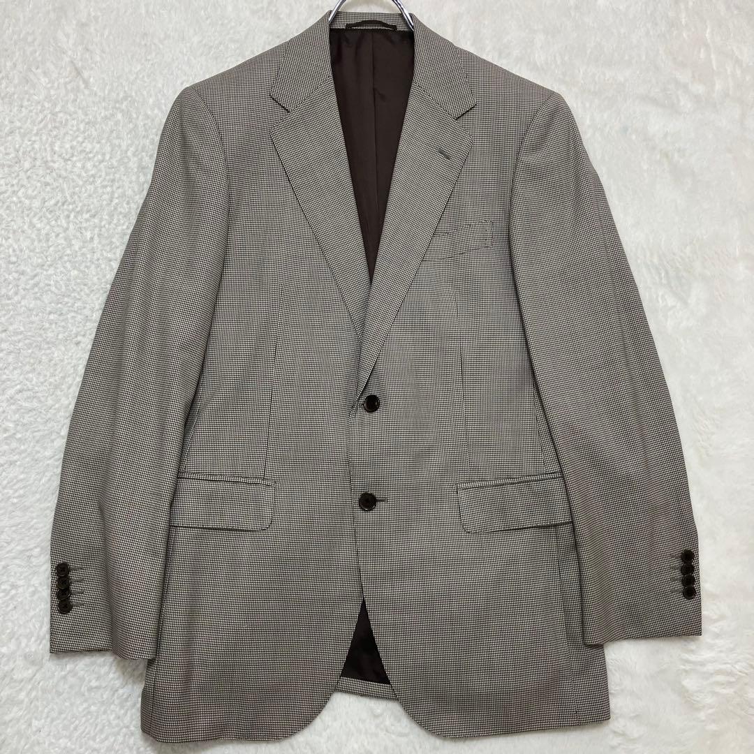 美品✨ユナイテッドアローズ 千鳥柄 ウール100% スーツセットアップ 46 M