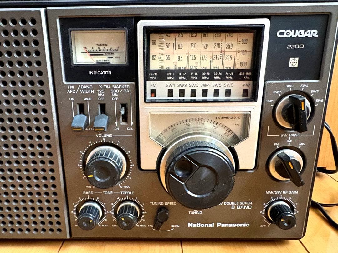 ナショナル パナソニック COUGAR/クーガー ラジオ RF-2200