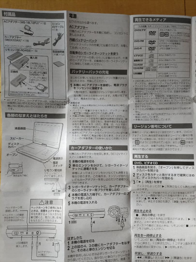 プレーヤー TOSHIBA SD-P1010S DVDPlayer