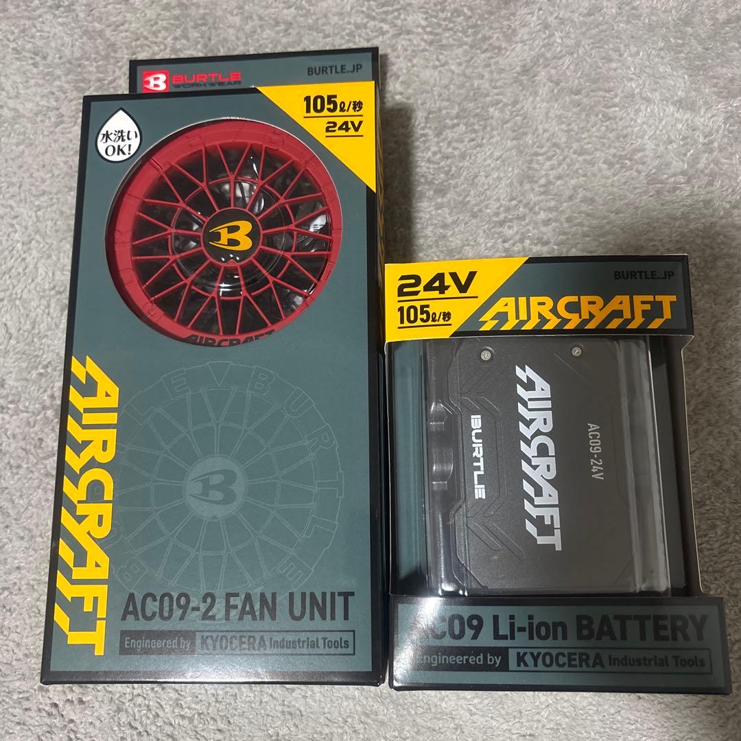 ミズBURTLE AC09-2FANUNIT&Li-ion BATTERY