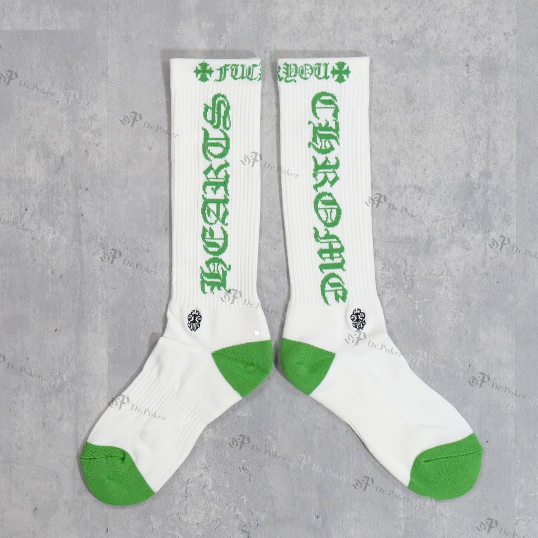 【新品】 Chrome Hearts ダガー ソックス 靴下 緑色 M