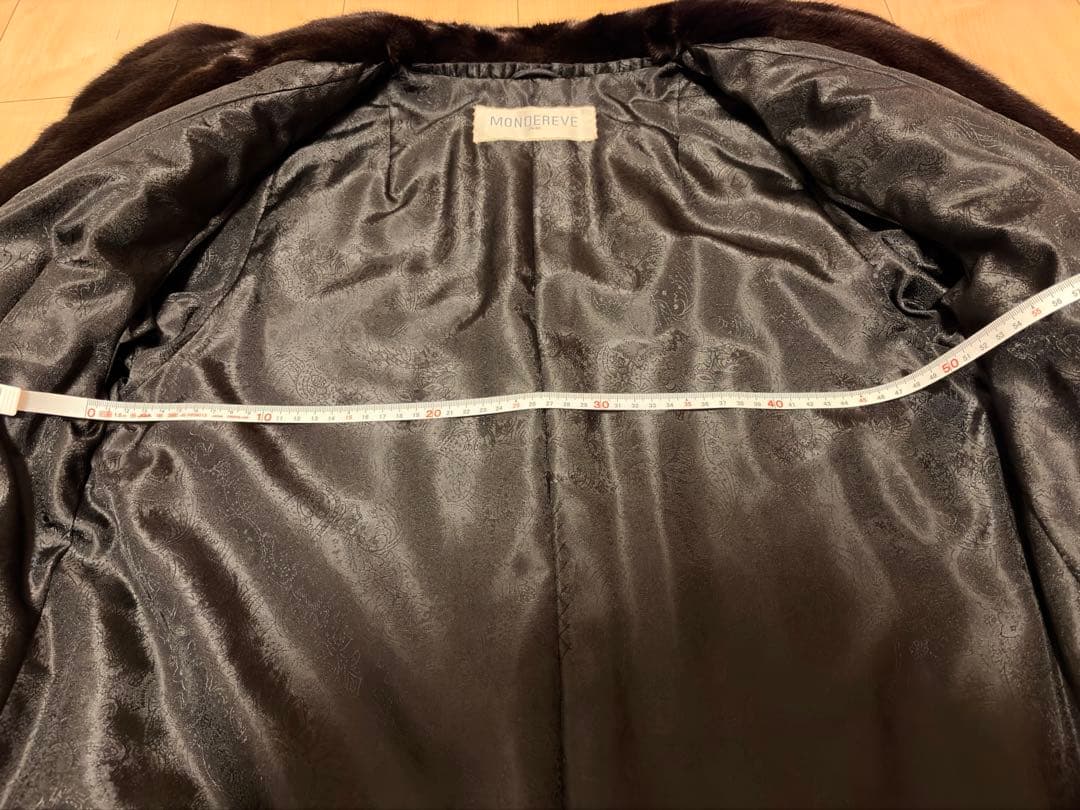 BLACKGLAMA ミンクロングコート ダークブラウン