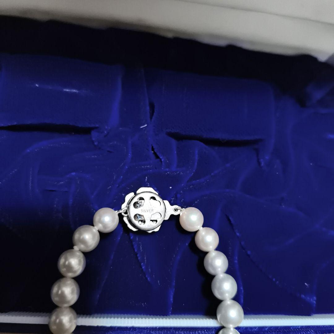 ホワイト ブラック パール ネックレス