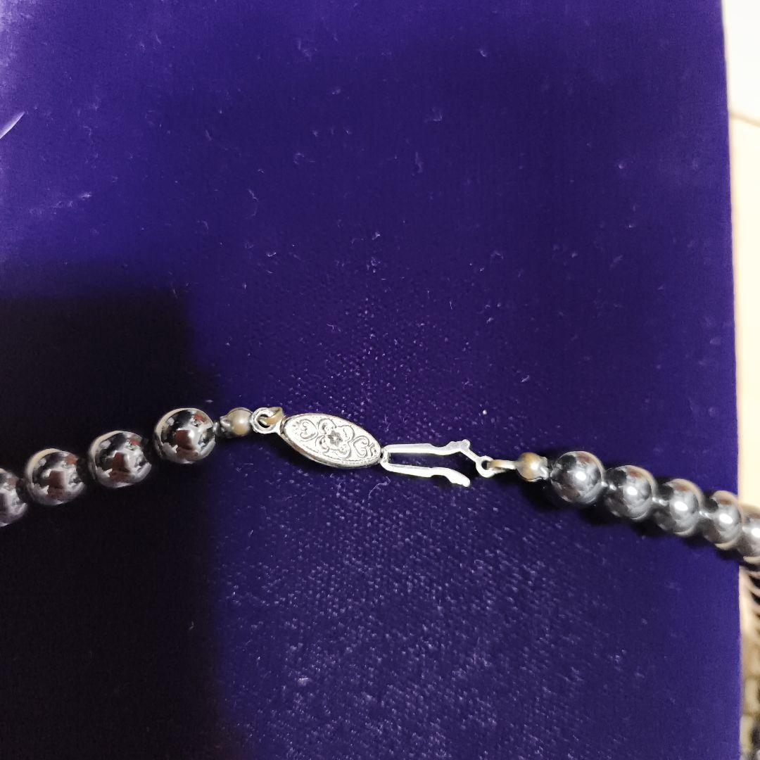 ホワイト ブラック パール ネックレス