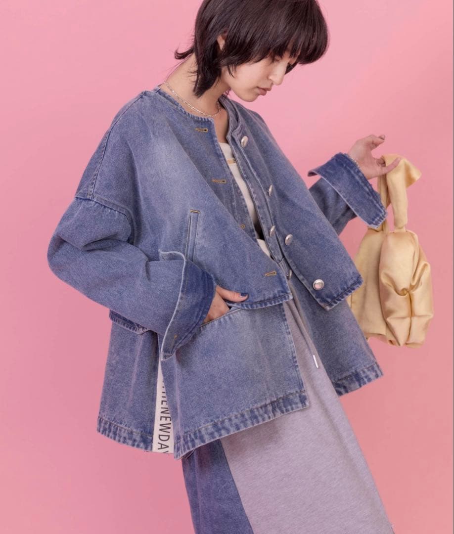 ★【新品】エイミーロウ セットアップデニムジャケット 今季新作！大人気！★