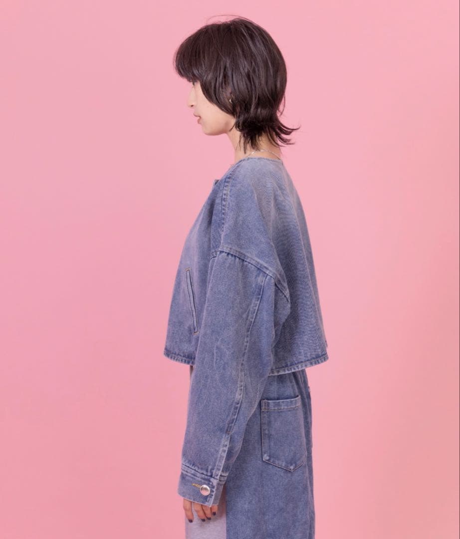 ★【新品】エイミーロウ セットアップデニムジャケット 今季新作！大人気！★