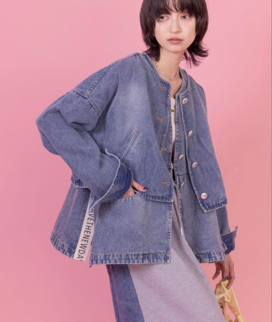 ★【新品】エイミーロウ セットアップデニムジャケット 今季新作！大人気！★