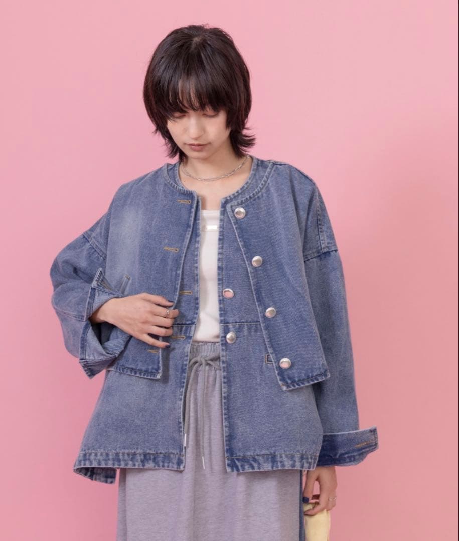 ★【新品】エイミーロウ セットアップデニムジャケット 今季新作！大人気！★