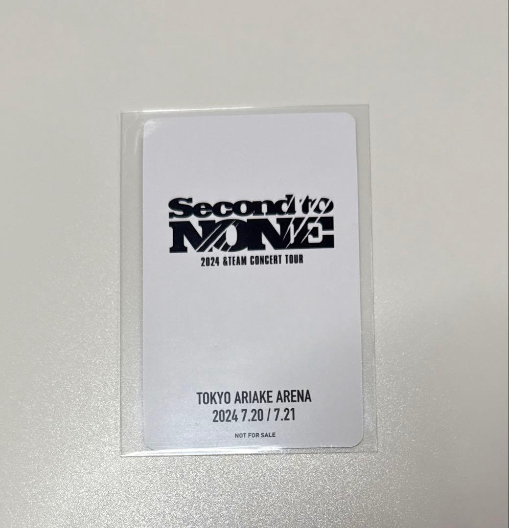 ＆TEAM Second to NONE 東京有明 会場限定トレカ コンプセット