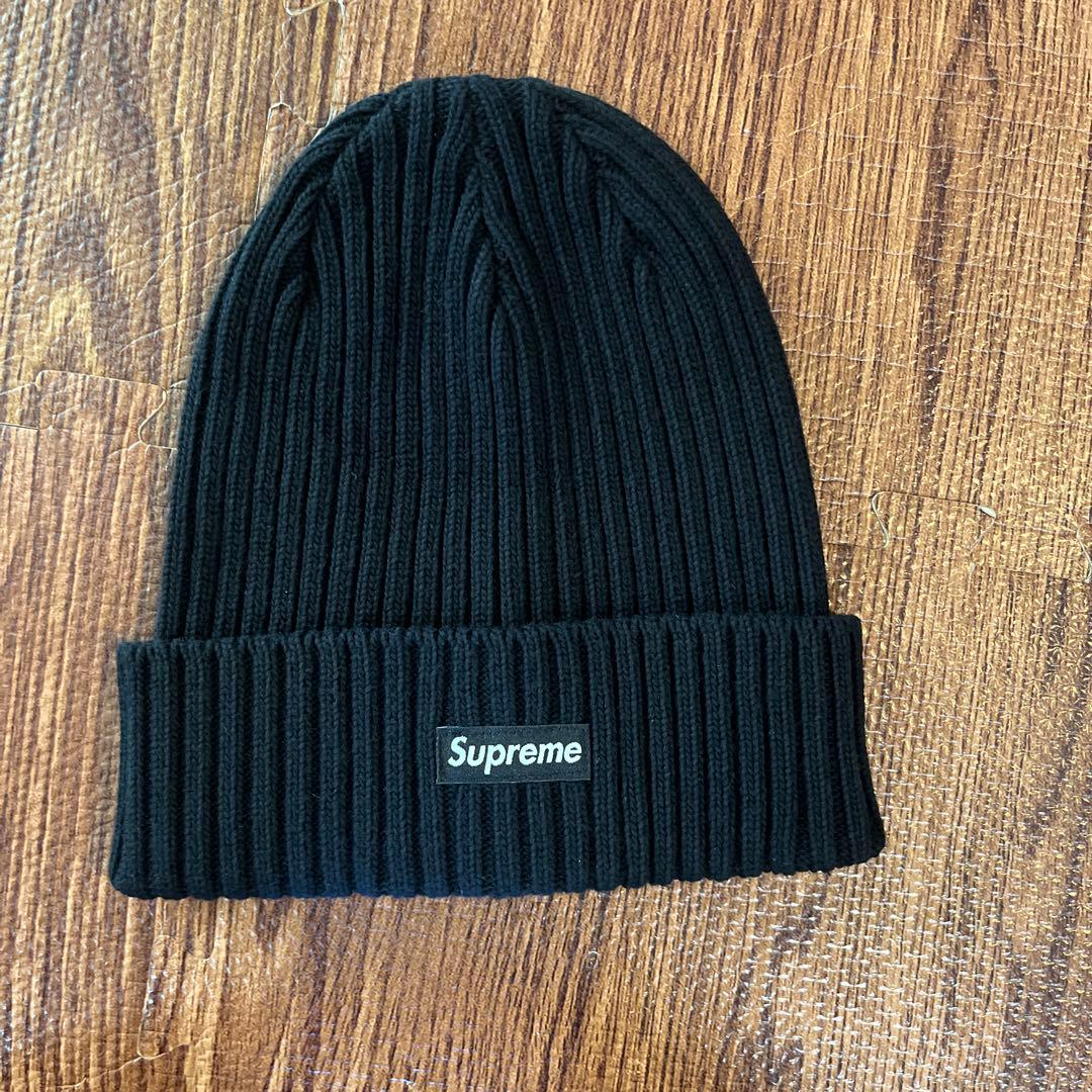 Supreme ブラック ニット帽・ビーニー