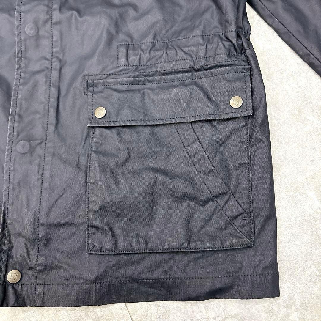 美品✨ビクトリノックス（XL）2016SSミリタリージャケット 紺 フード収納