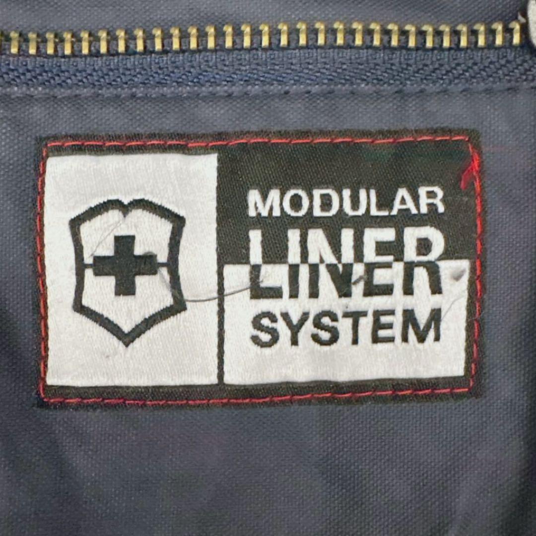 美品✨ビクトリノックス（XL）2016SSミリタリージャケット 紺 フード収納