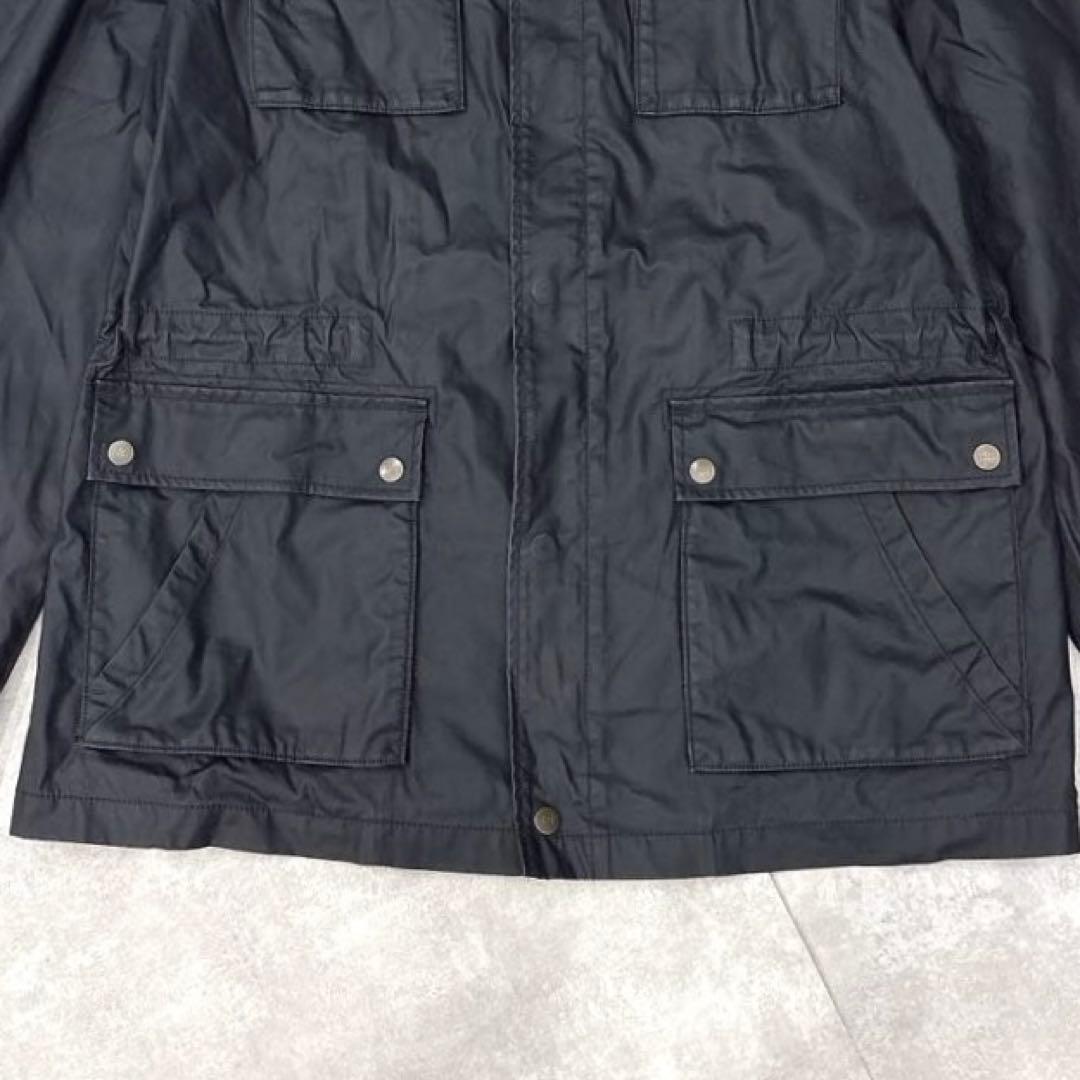 美品✨ビクトリノックス（XL）2016SSミリタリージャケット 紺 フード収納