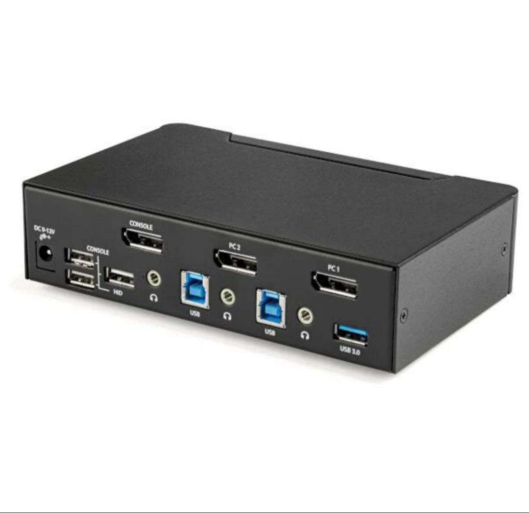 2ポートDisplayPort対応KVMスイッチ 4K／60Hz対応