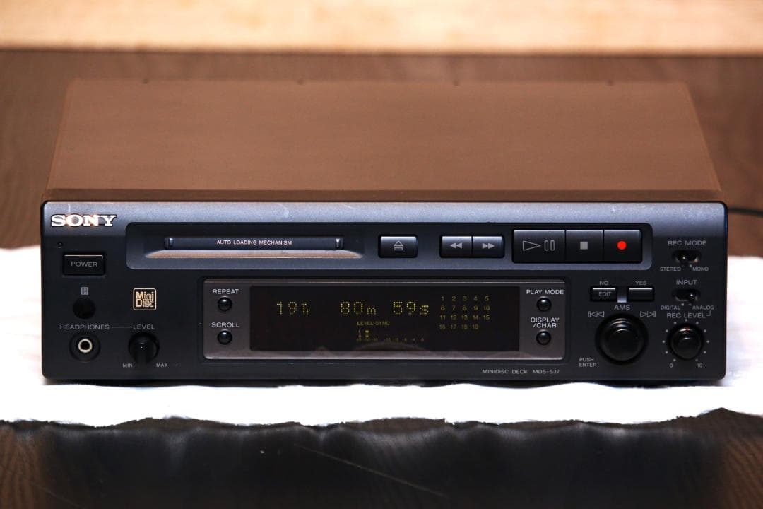 SONY MDS-S37　MD プレイヤー/レコーダー　日本製　完動品