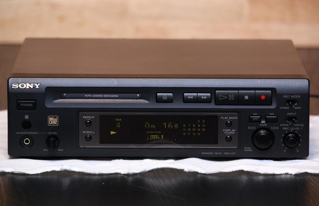 SONY MDS-S37　MD プレイヤー/レコーダー　日本製　完動品