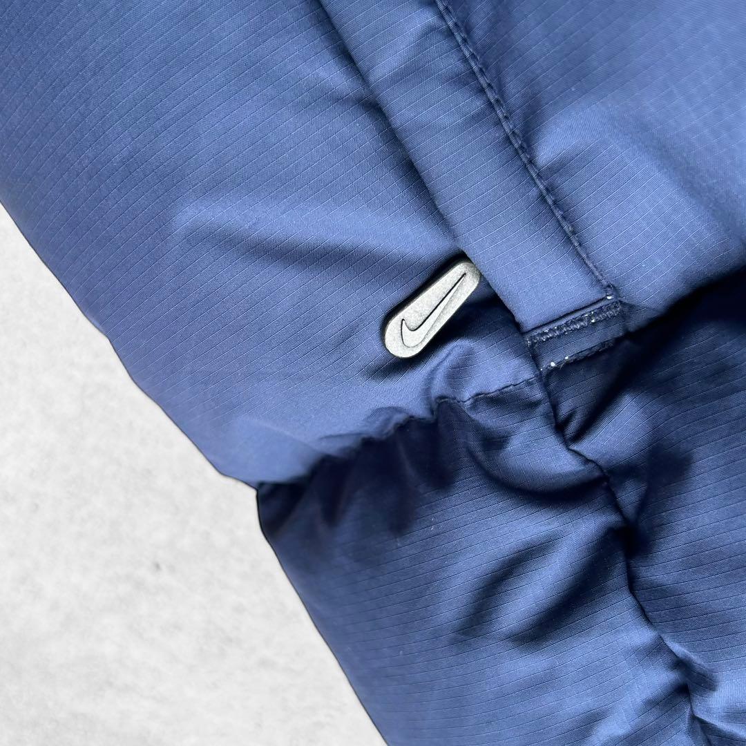 00s archive old NIKE オールド 刺繍ロゴ 肉厚 ダウンベスト