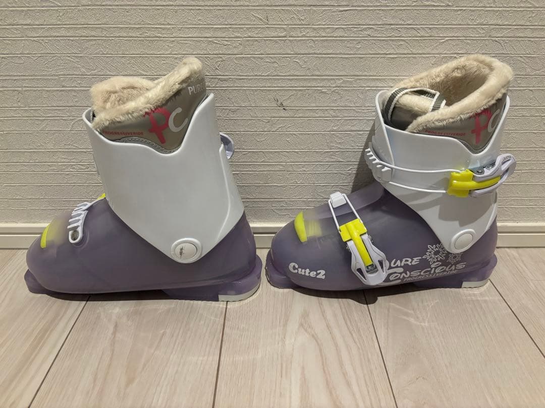 CIRCLE スキー板 HEAD ストック ブーツ 3点セット キッズ ジュニア