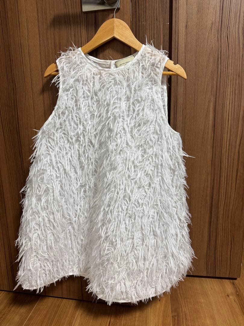 UNITED ARROWS カットジャカード チュニック ブラウス