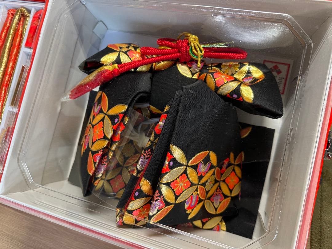 hippi‼︎!様　七五三　七歳　帯　八点セット　黒