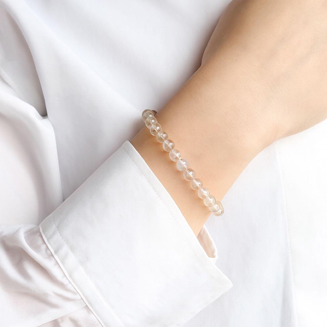 【Chikarin】希少ファイヤーアゲートゴムブレスレット