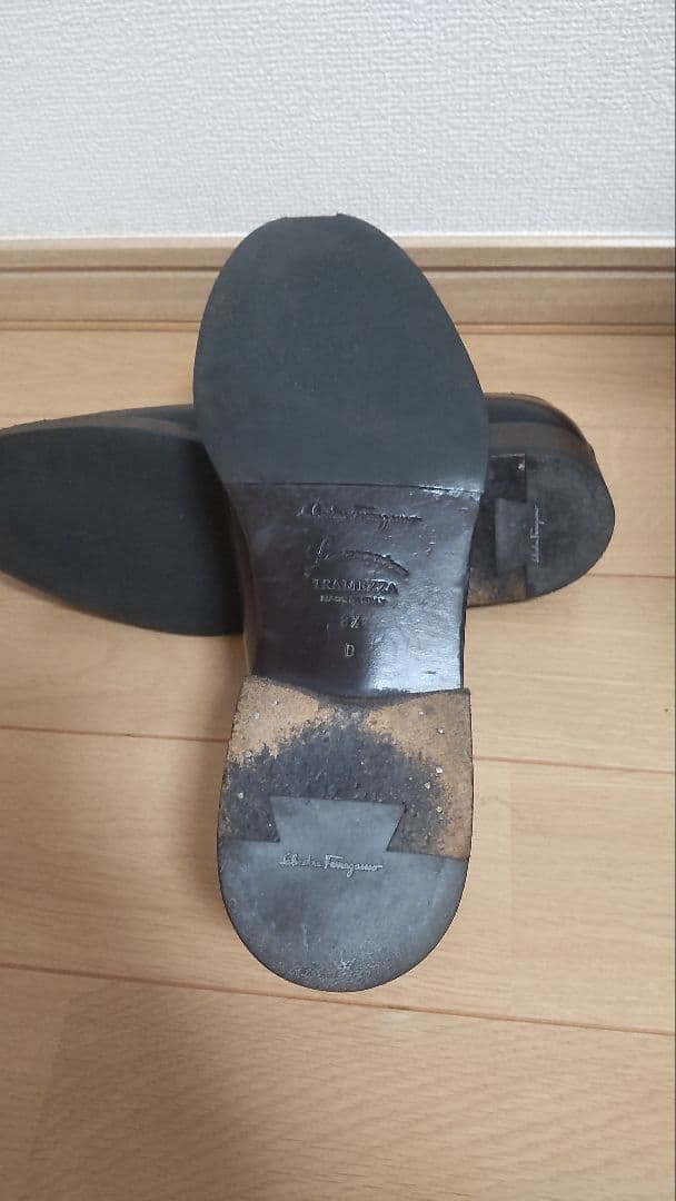 クリスマス限定セール中！　サルヴァトーレフェラガモ 　トラメッザ　Uチップ　革靴