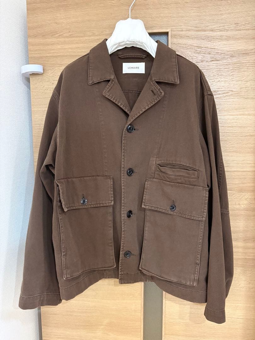 LEMAIREボクシー デニムジャケット ブラウン M 美品
