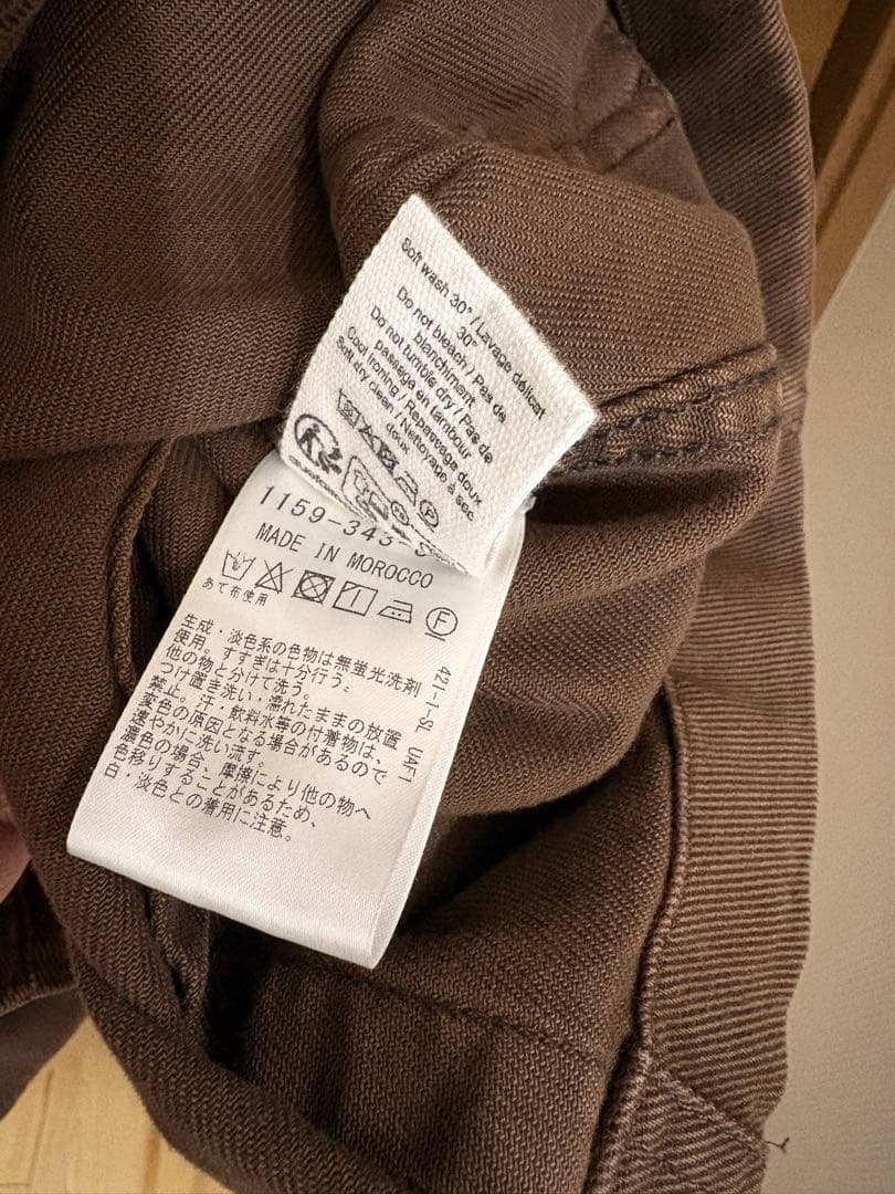 LEMAIREボクシー デニムジャケット ブラウン M 美品