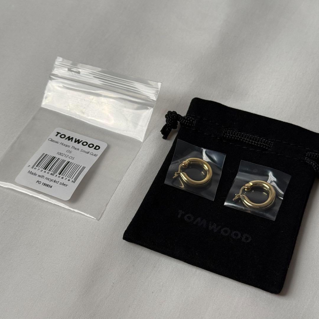 【定価3.9万】TOMWOOD Hoops Thick Small Gold M