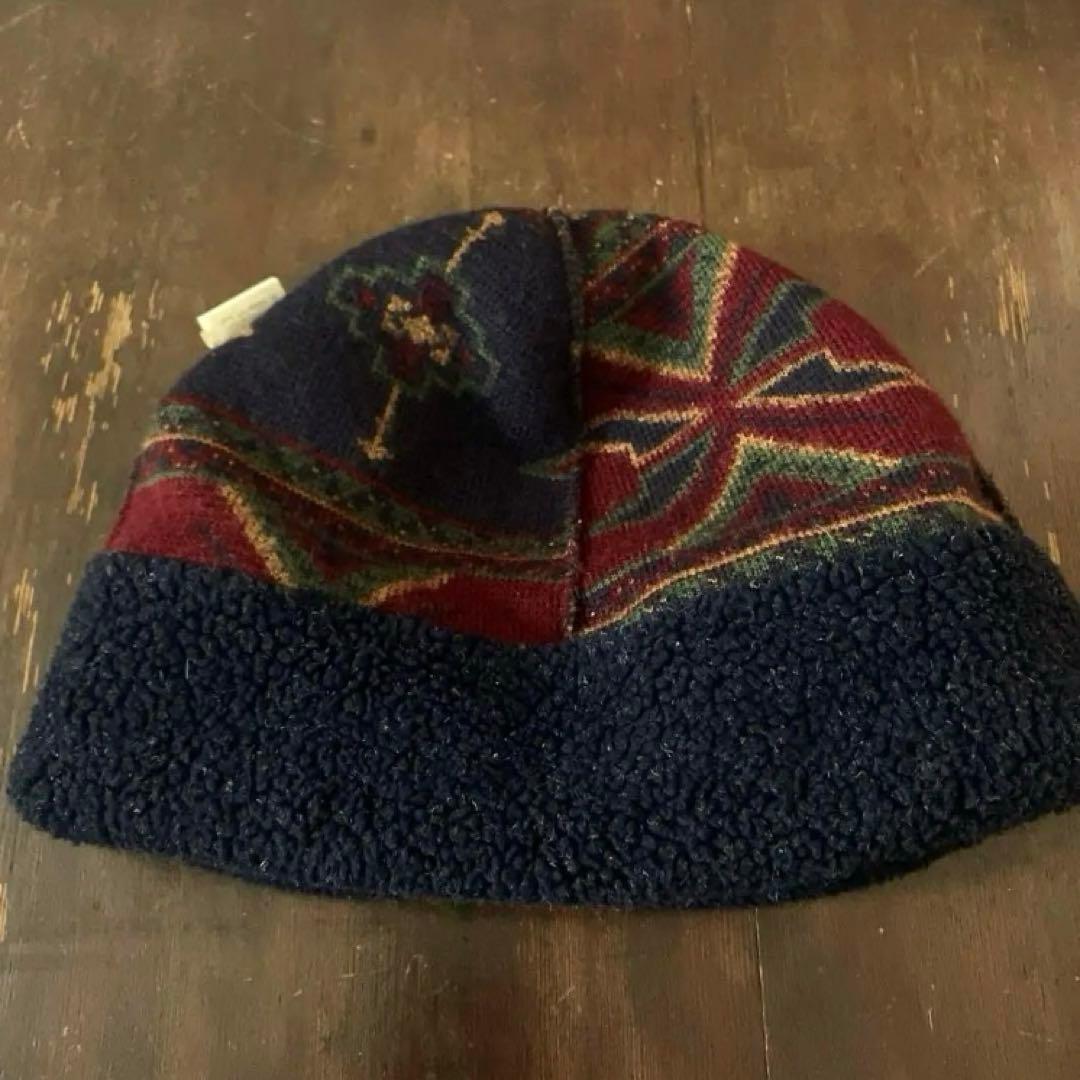 極希少◎90s 【USA製】LL.Bean ネイティブ ビーニーvintage