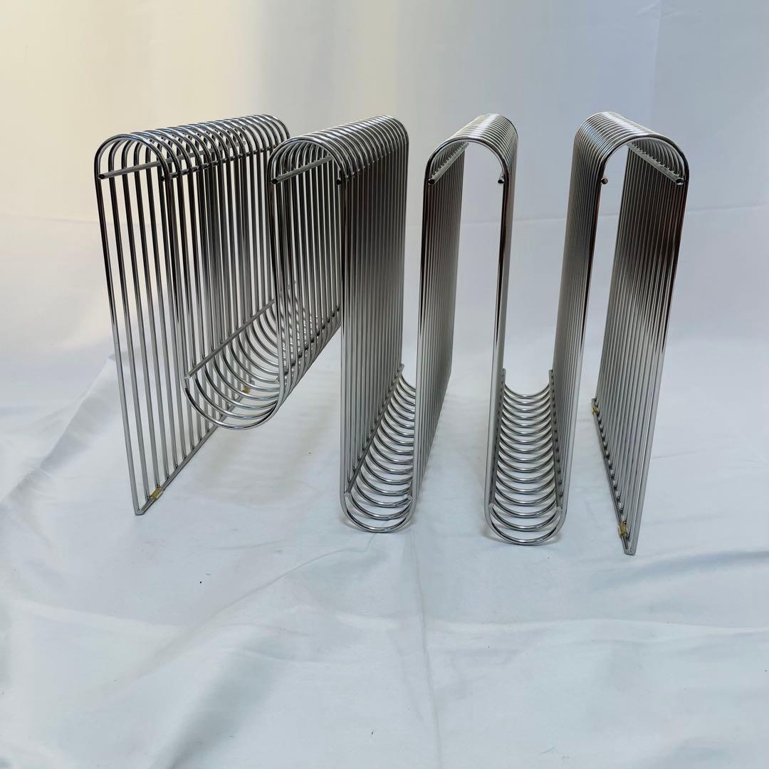 AYTM Curva マガジンラック シルバー