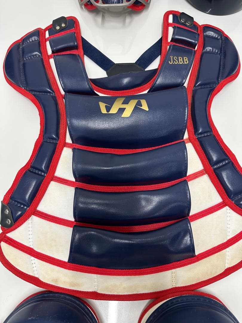 少年用 ハタケヤマ キャッチャー防具 中古