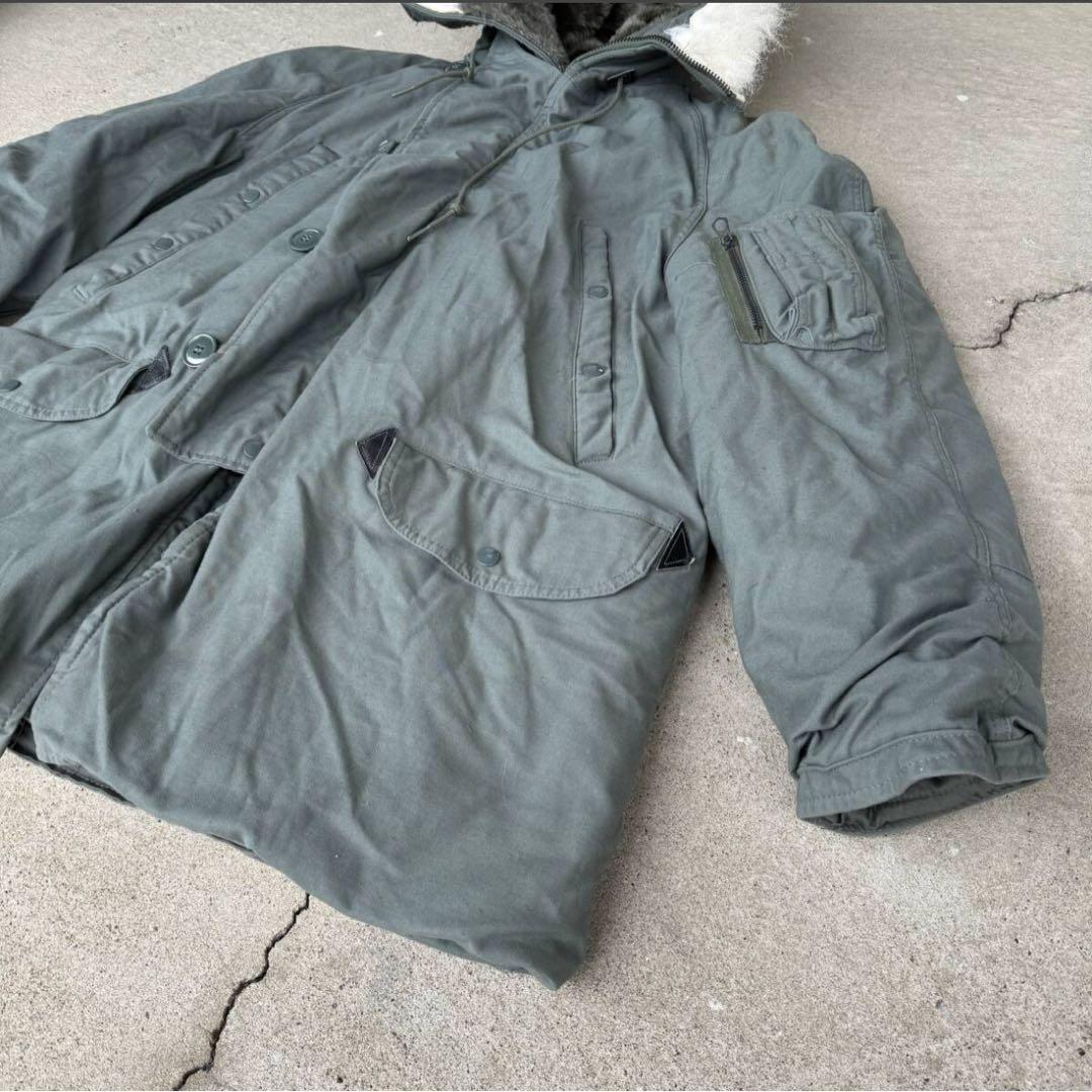 ビンテージ　デッドストック　80s　ミリタリー　N-3B　フライトジャケット