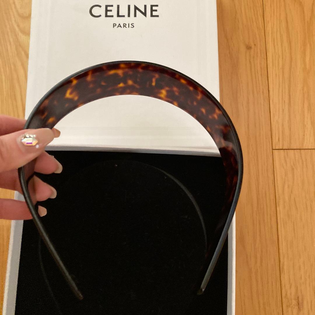 美品！セリーヌ　カチューシャ　べっこう　CELINE