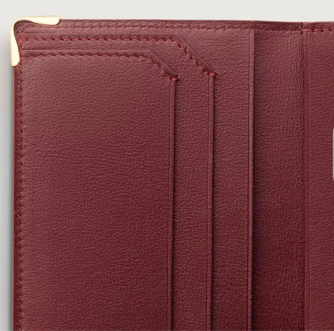 カルティエマスト名刺入れ　ボルドー