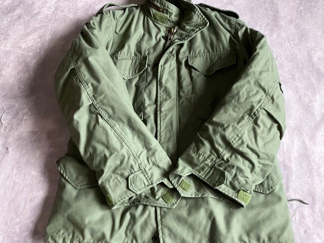 M65 ミリタリー フィールドジャケット ライナー付 USA製 オリーブ 秋冬