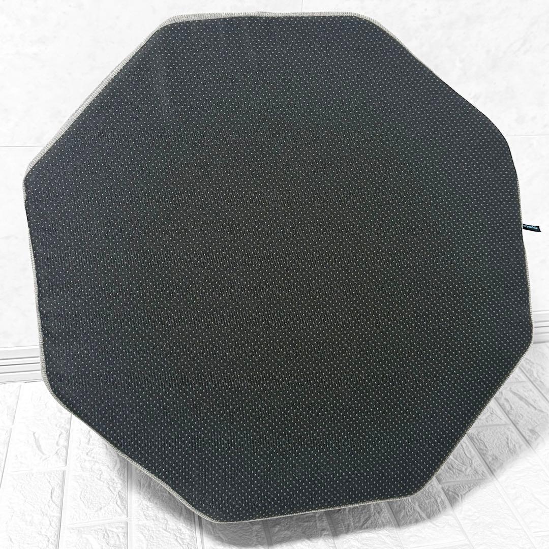 美品 ジムテリア シェイプエイト 室内トランポリン クッション グレー