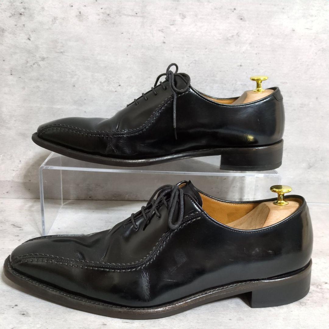 【REGAL】318R☆スワールトゥ☆レザーシューズ☆黒☆27cm