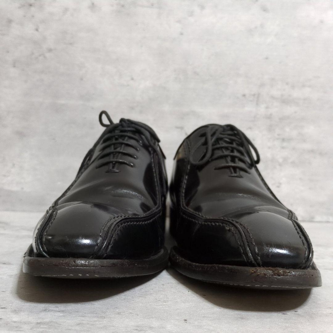 【REGAL】318R☆スワールトゥ☆レザーシューズ☆黒☆27cm