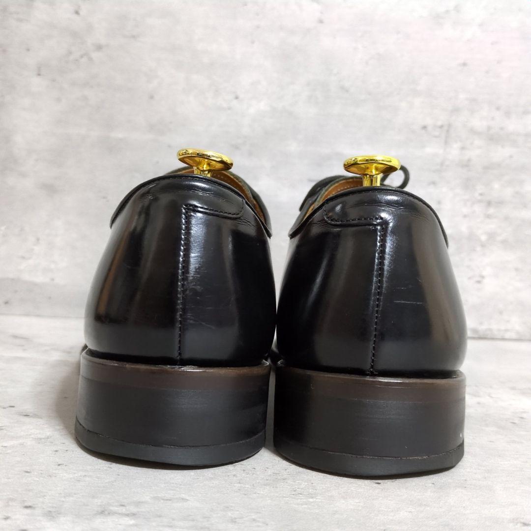 【REGAL】318R☆スワールトゥ☆レザーシューズ☆黒☆27cm