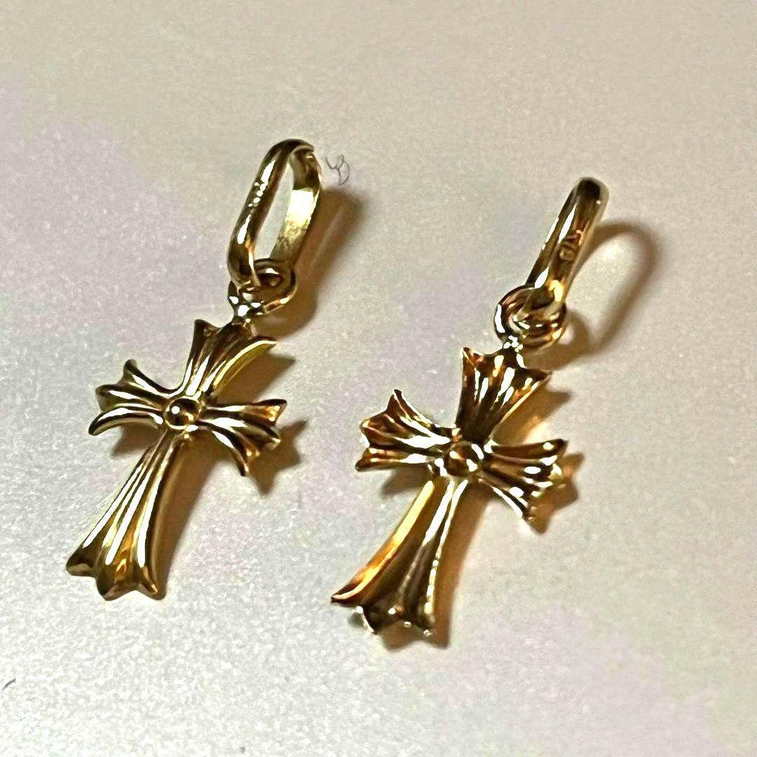 十字架 K18 クロス クロストップ ペンダントトップ ネックレストップ 18K