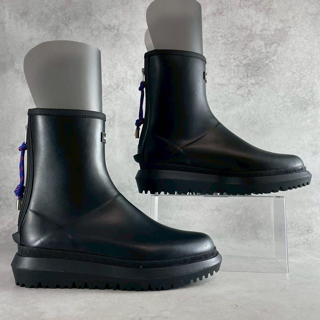 新品 箱 タグ付 2025✨sacai Rubber Boots バックジップ