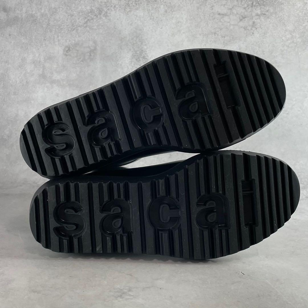 新品 箱 タグ付 2025✨sacai Rubber Boots バックジップ